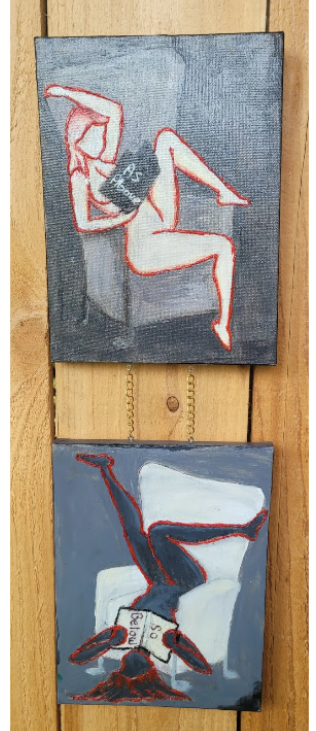 'As Above So Below' Chained Art Piece