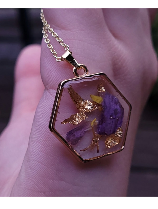 Egyptian Blue Lotus Necklace