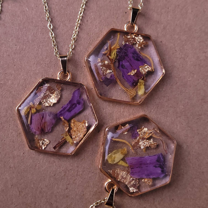 Egyptian Blue Lotus Necklace