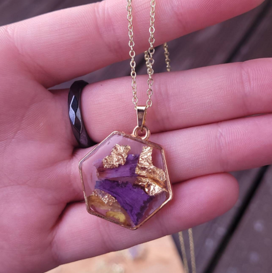 Egyptian Blue Lotus Necklace