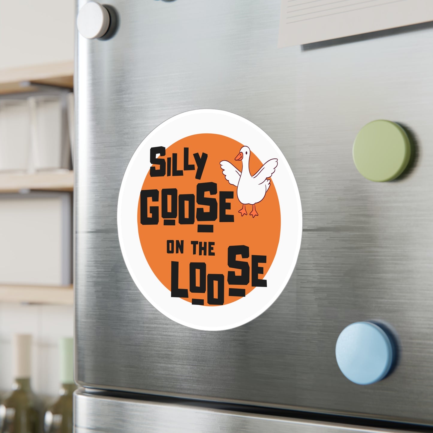 Silly Goose Kiss-Cut Vinyl Decal