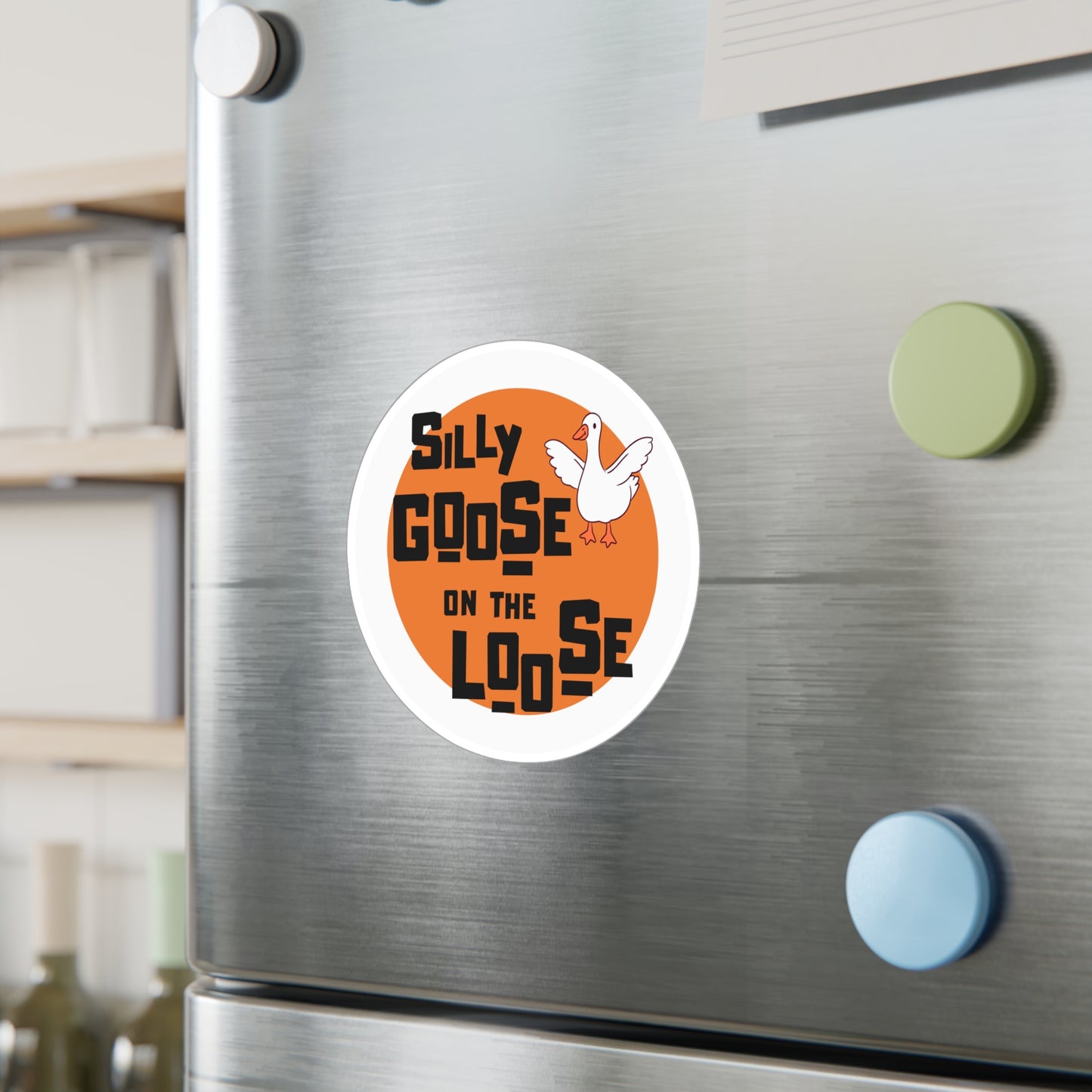 Silly Goose Kiss-Cut Vinyl Decal