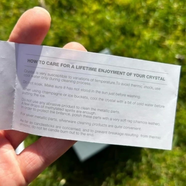 Lalique 2 Fleurs Flacon Empty Crystal Perfume Bottle 1130100