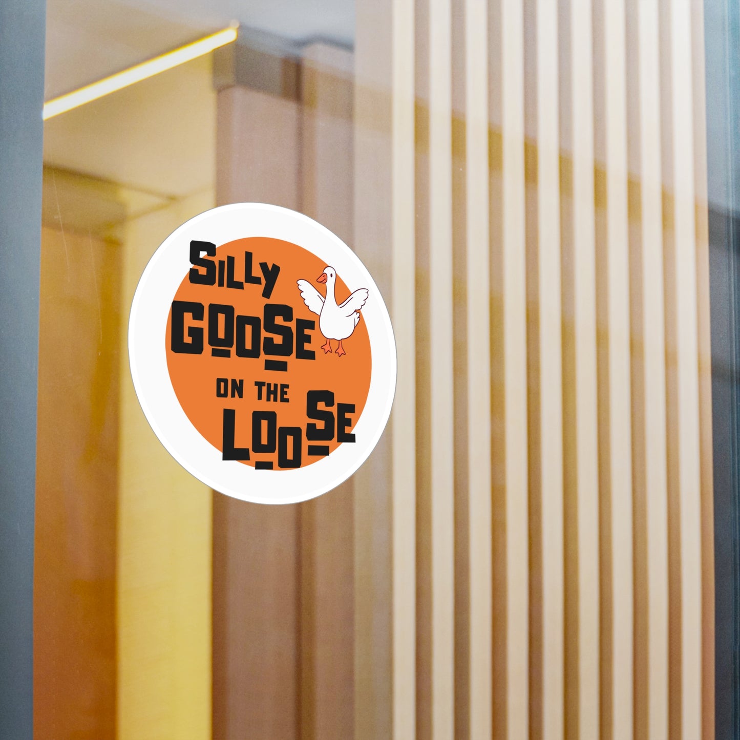 Silly Goose Kiss-Cut Vinyl Decal