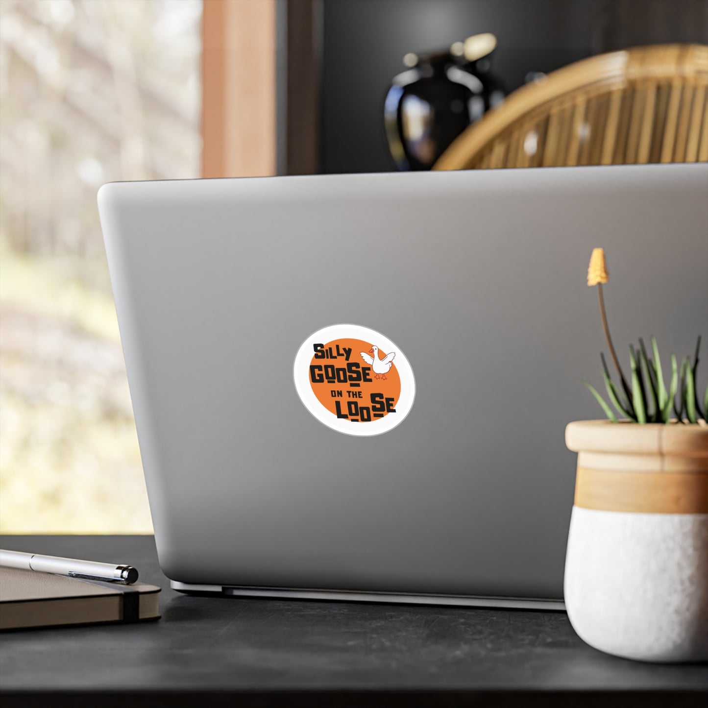 Silly Goose Kiss-Cut Vinyl Decal