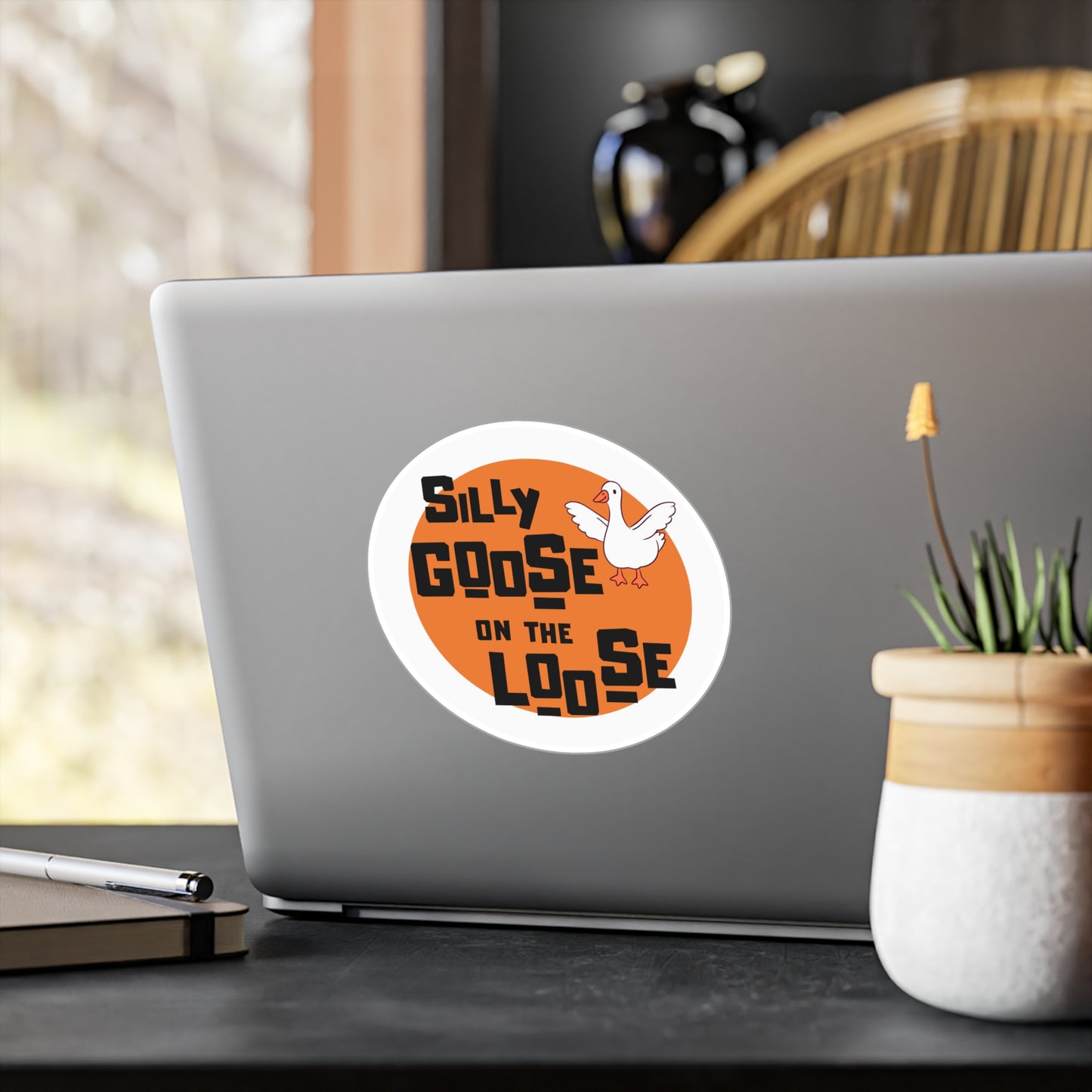 Silly Goose Kiss-Cut Vinyl Decal