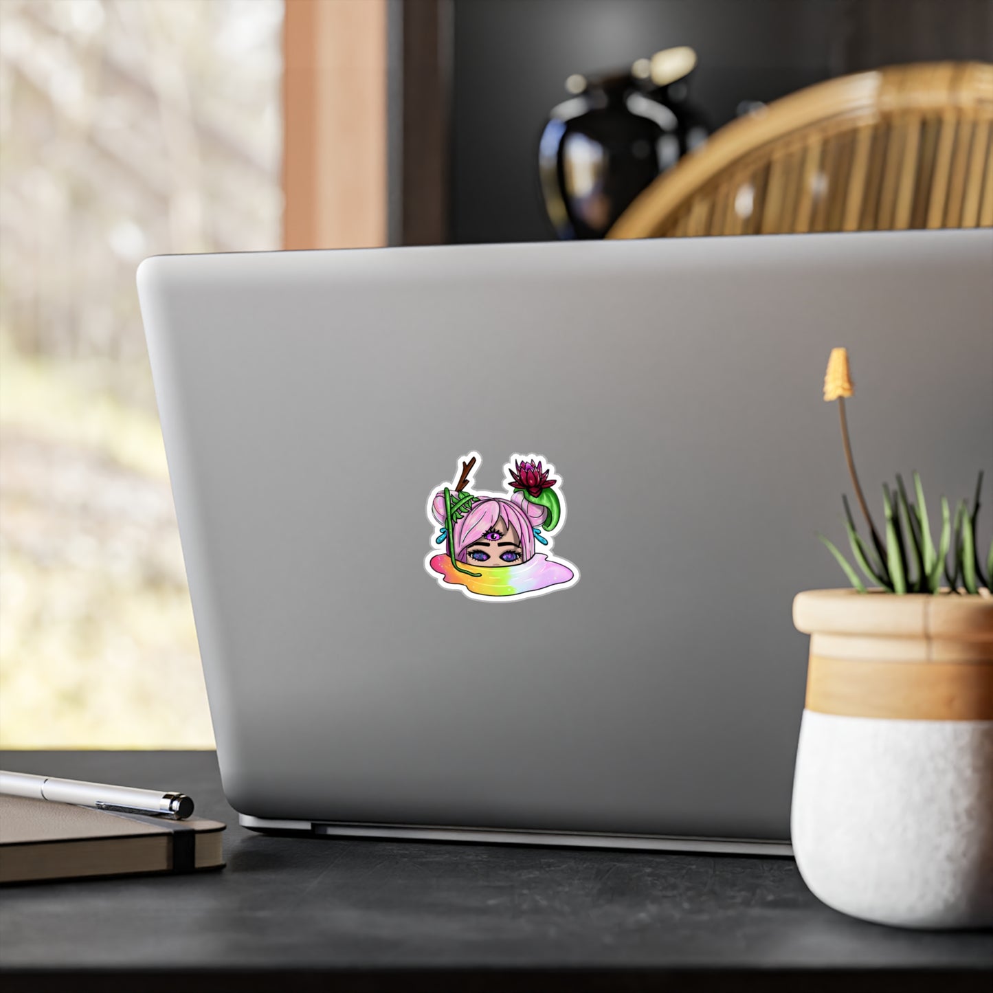 Rainbow Puddles Kiss-Cut Vinyl Decals