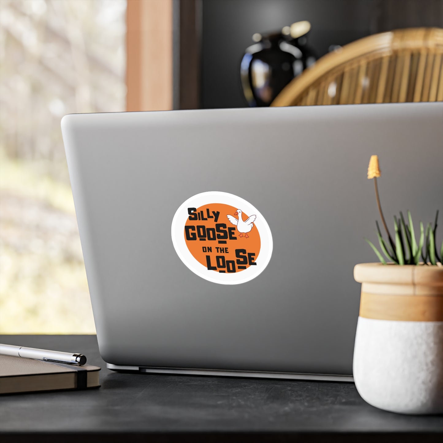 Silly Goose Kiss-Cut Vinyl Decal