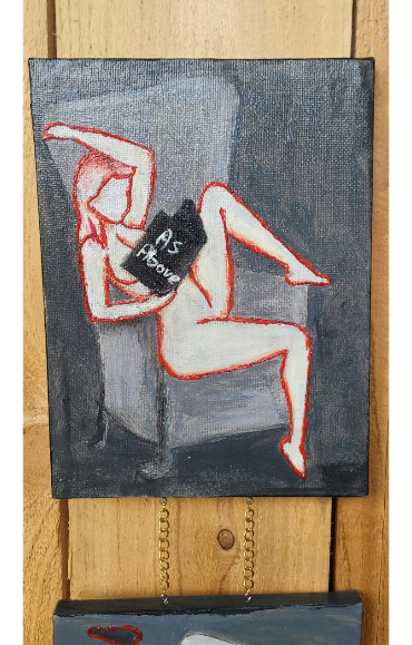 'As Above So Below' Chained Art Piece