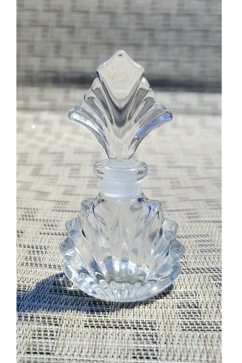 Glass Deco Style Empty Perfume Bottle
