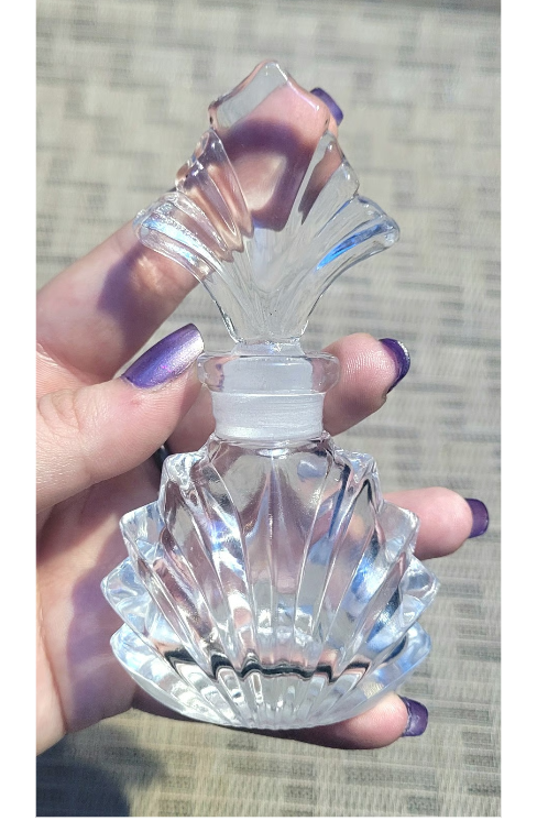 Glass Deco Style Empty Perfume Bottle