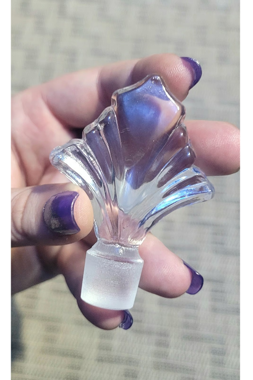 Glass Deco Style Empty Perfume Bottle