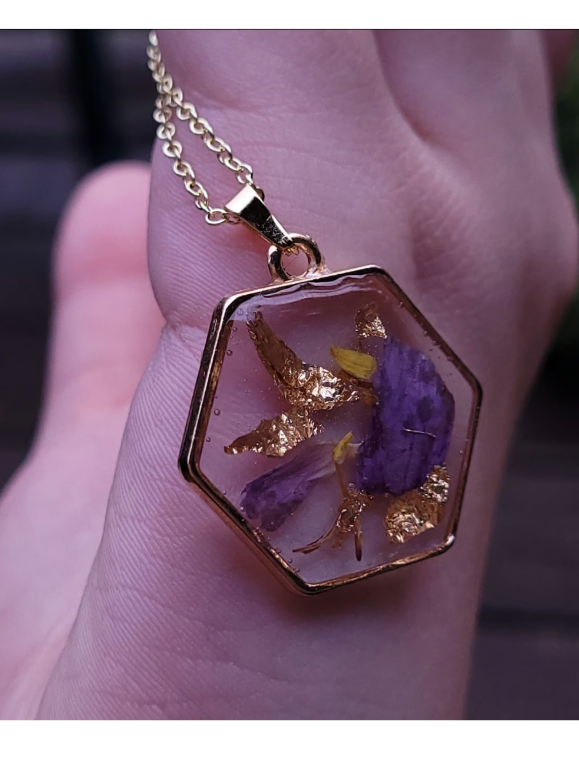 Egyptian Blue Lotus Necklace