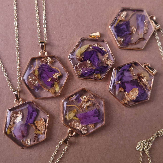 Egyptian Blue Lotus Necklace