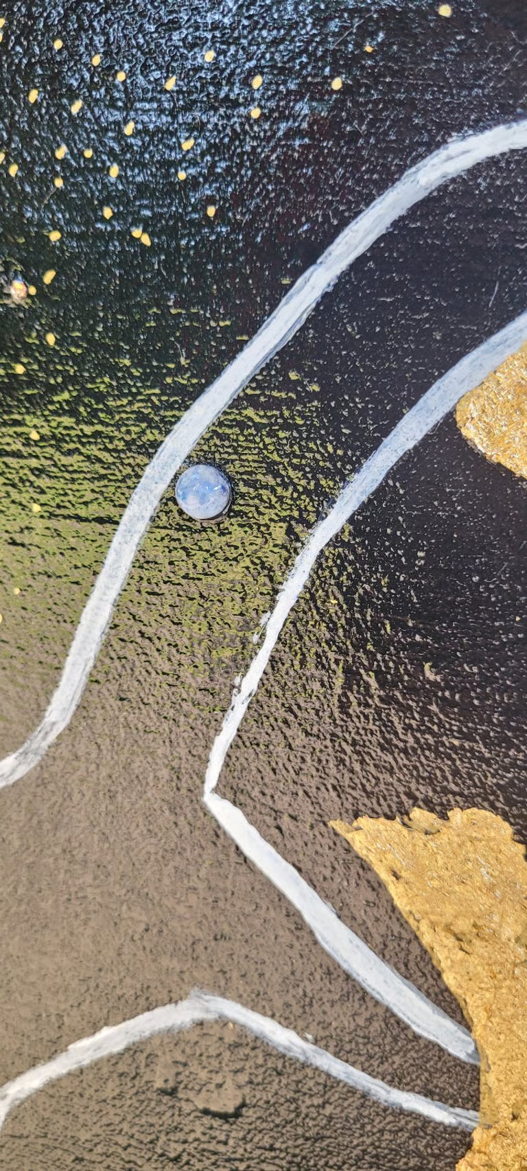 Large Kundalini Chakra Acrylic Painting