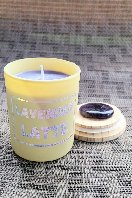 'Lavender Latte' Vanilla and Lavender Soy Candle