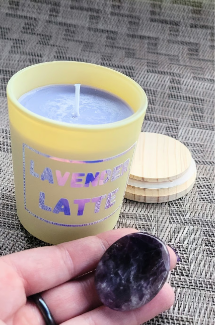 'Lavender Latte' Vanilla and Lavender Soy Candle