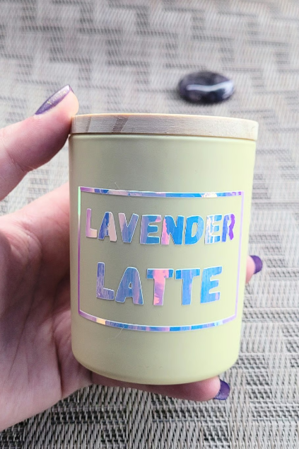 'Lavender Latte' Vanilla and Lavender Soy Candle