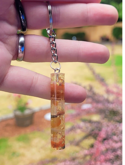 Prosperity Column Keychain