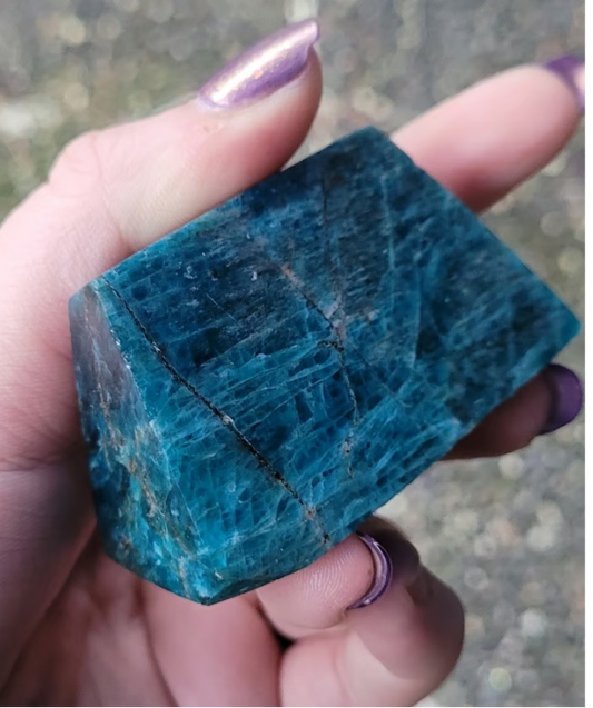 Raw Blue Apatite