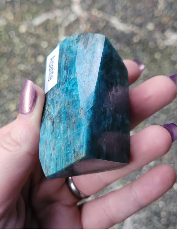 Raw Blue Apatite
