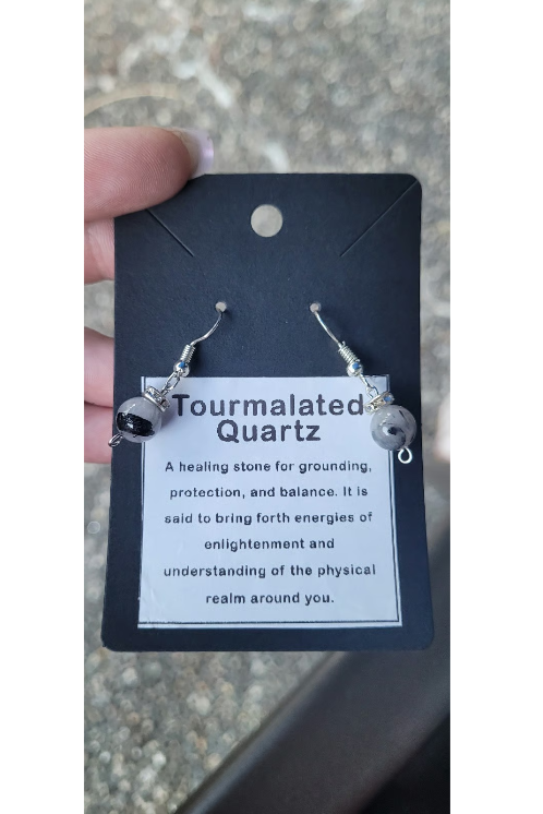 Tourmalated Quartz Earrings