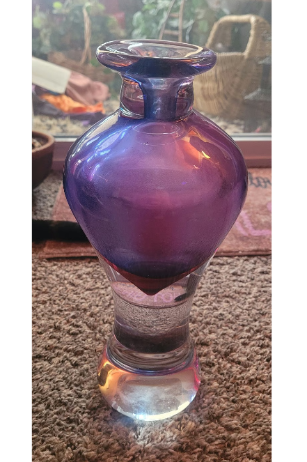 Italian Murano style Decorative Glass Art Vase #2