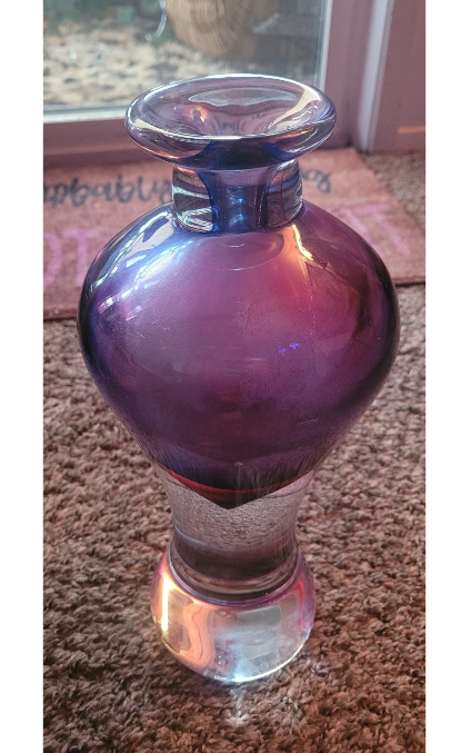 Italian Murano style Decorative Glass Art Vase #2
