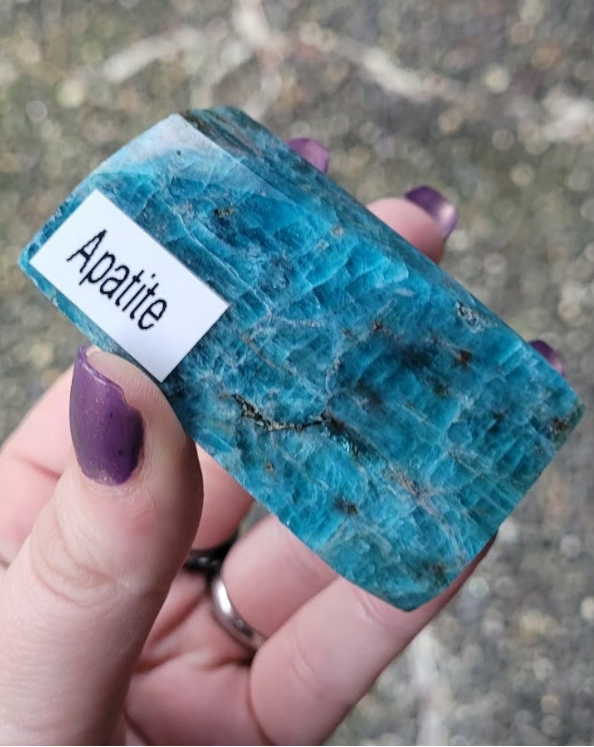 Raw Blue Apatite