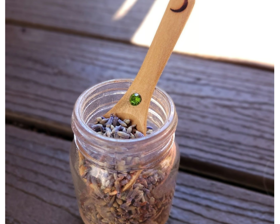 Set of 4 Handmade Element Design Multipurpose 2 inch Spoons | Apothecary spoons